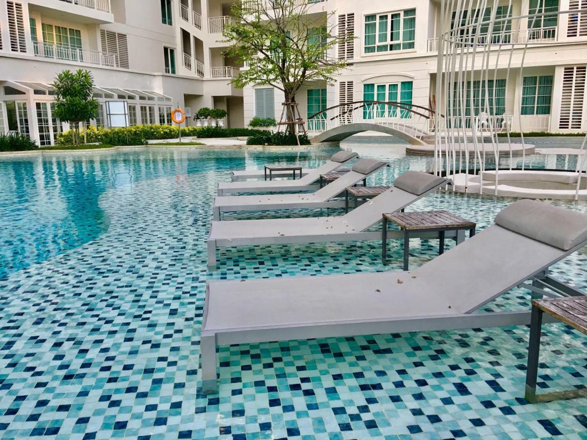 Summer Huahin Condo612,Near Beach&Cicada,Beautiful Swimming Pool Exterior photo